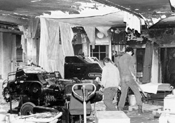 1981: Großbrand in der Druckerei